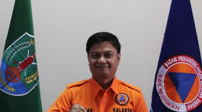 Kalak BPBD Nunukan, Asmar. Dok.BPBD Nunukan.