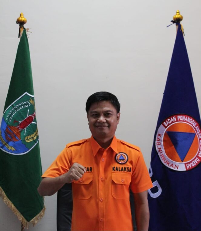 
					Kalak BPBD Nunukan, Asmar. Dok.BPBD Nunukan.