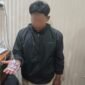 JA, warga Sebatik yang diamankan polisi lantaran menyelundupkan liquid mengandung etomidate dari Malaysia. Dok.Polres Nunukan.