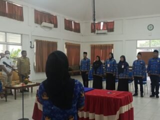 Pemkab Nunukan, melakukan mutasi terhadap tujuh orang PNS, terdiri dari tiga pejabat pimpinan tinggi pratama dan empat pejabat fungsional, Selasa (27/10/2026). Dok.Fery.