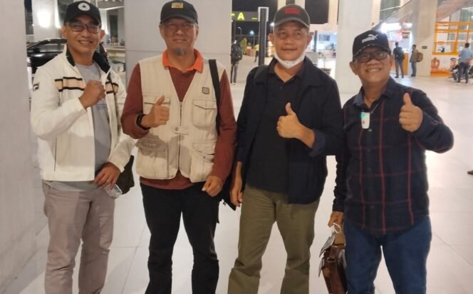 
					Para Calon Sekda Nunukan, Muhammad Amin, Sabri, Sura’i, Juni Mardiansyah, sudah ada di LAN Makassar, bersiap ikuti  asessmen. Dok.Diskominfotik Nunukan.