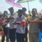 Peresmian SPPG Sungai Nyamuk, Sebatik Timur oleh Direktur Penyediaan dan Penyaluran Wilayah II BGN, Dr Nurjaeni.