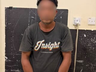 H, warga Jalan Jenderal Sudirman, RT 003, Desa Padaidi, Pulau Sebatik, diamankan polisi dalam kasus kepemilikan sabu sabu seberat 4,11 gram. H dijanjikan upah Rp 200.000 untuk mengambil barang haram tersebut. Dok.Polres Nunukan.