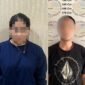 Dua pengedar narkoba yang diamankan Tim Gabungan Polda Kaltara dan Polres Nunukan. Dok. Polres Nunukan.