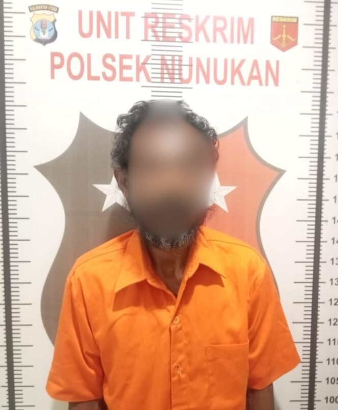 
					LYB (43), eks TKI deportasi Malaysia yang diamankan polisi lantaran menebas tangan temannya hingga putus. Dok.Polres Nunukan.